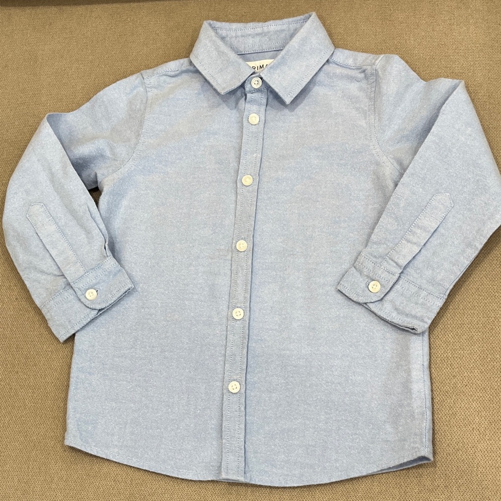 Primark Light Blue Boys' Button-Down Shirt 24-36M